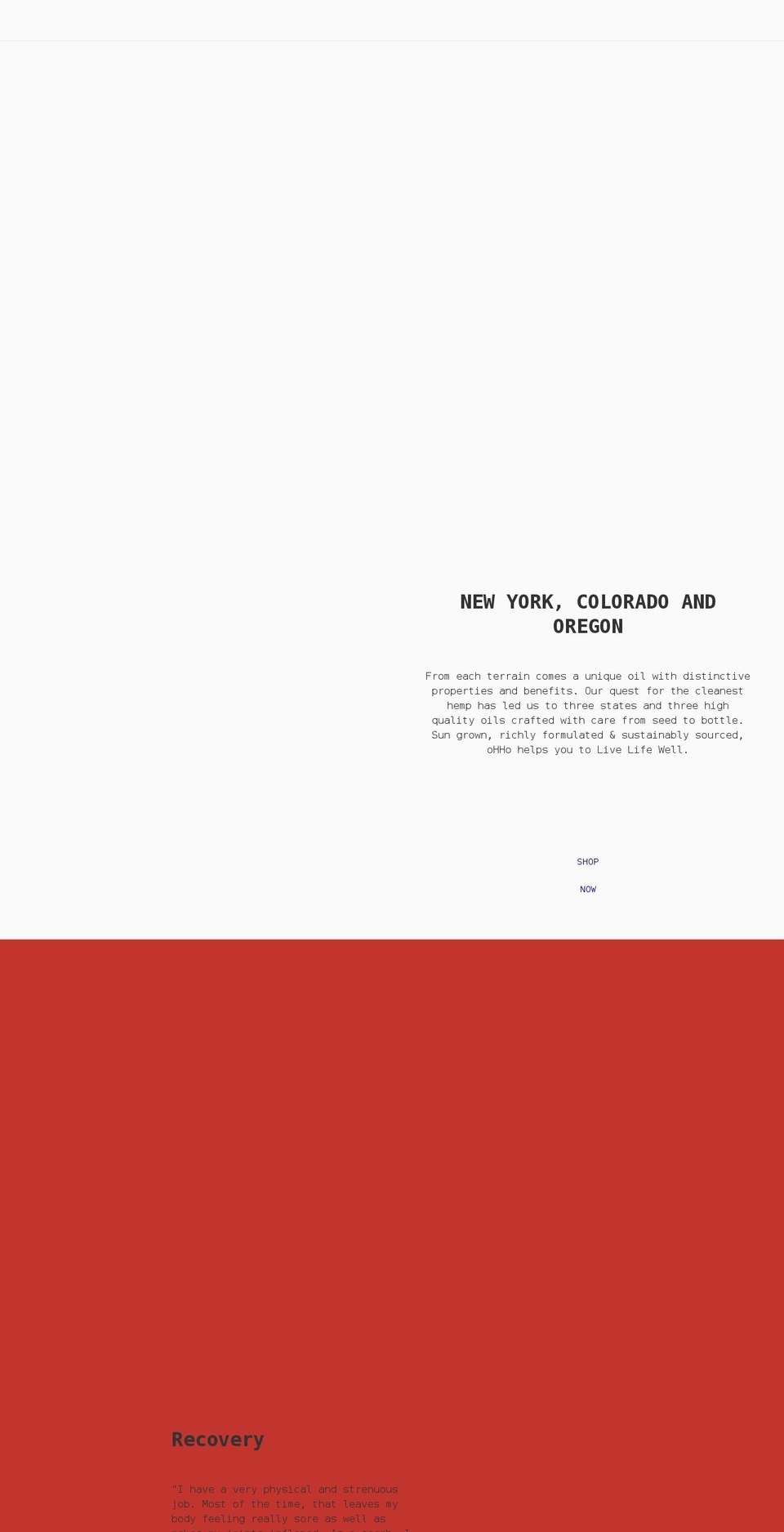 weareohho.shop shopify website screenshot