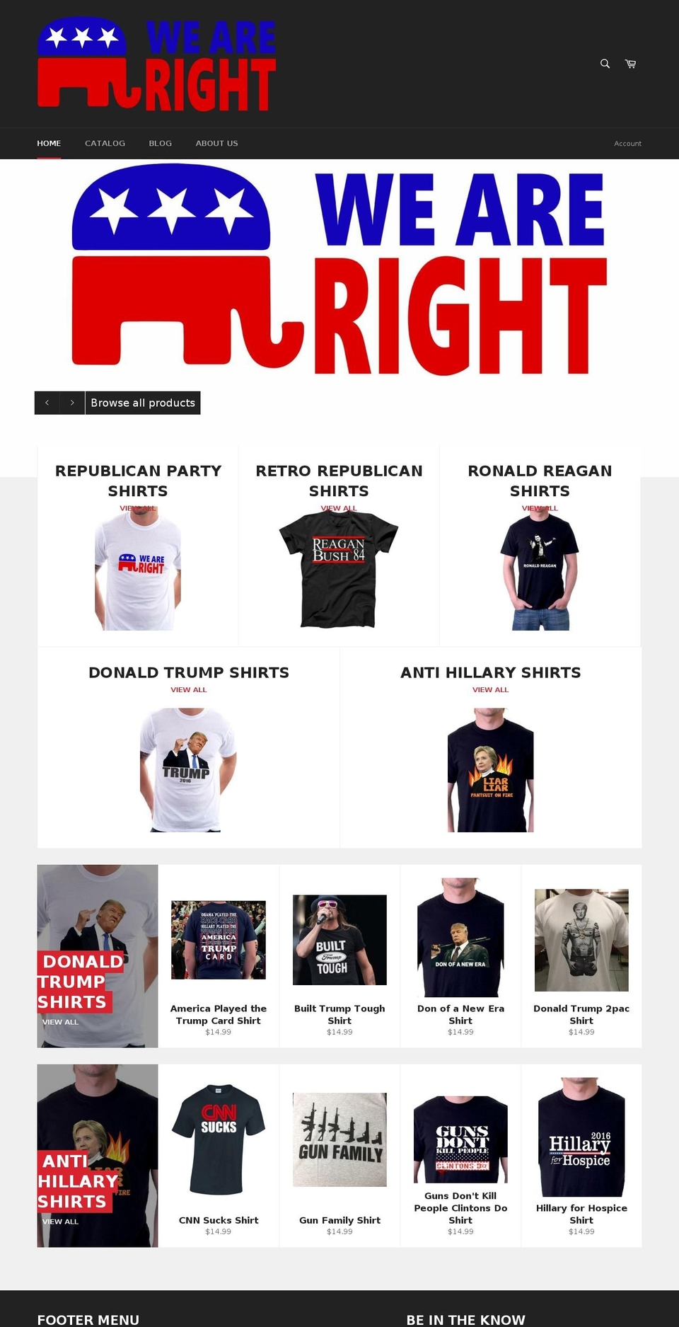 weareright.com shopify website screenshot