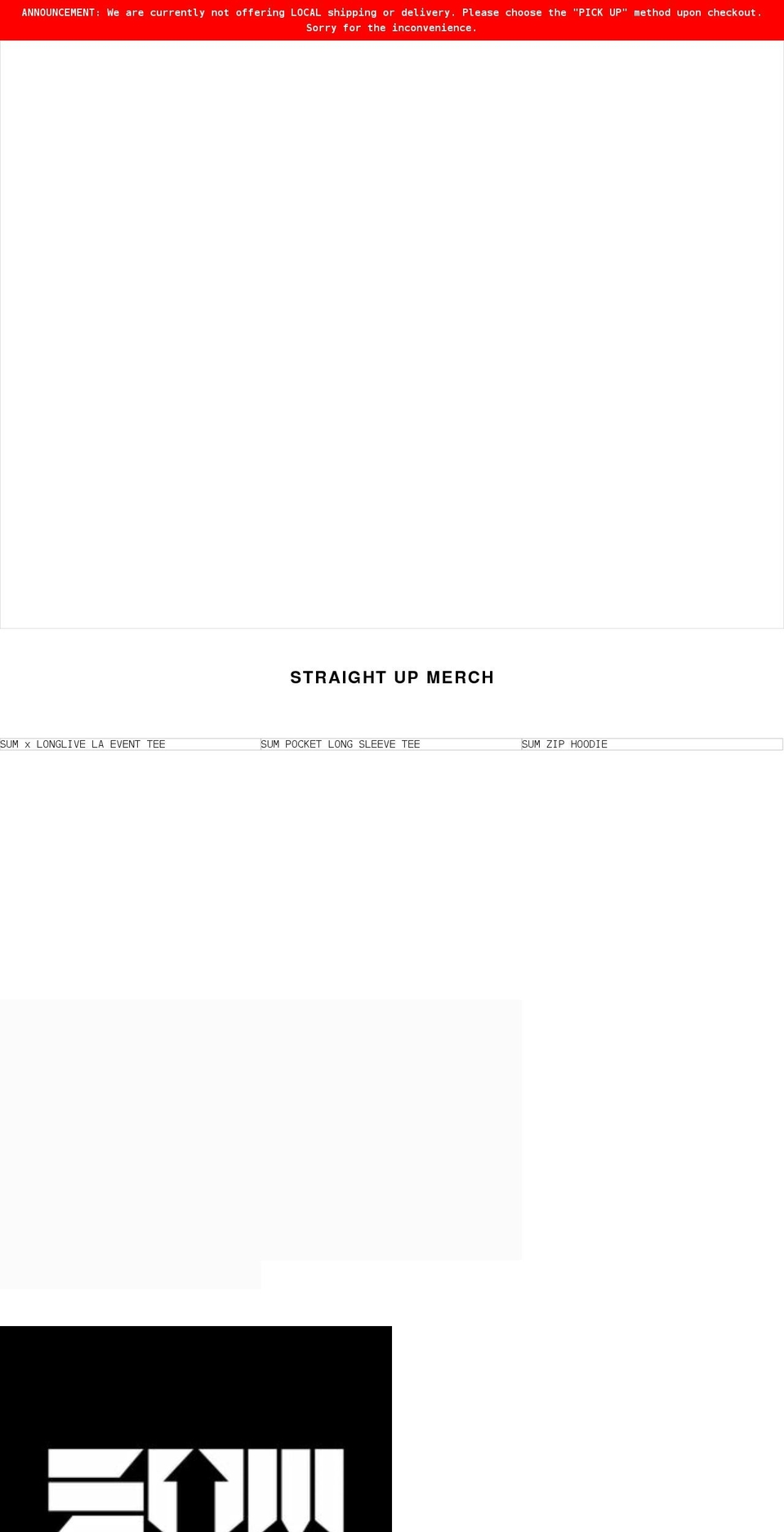 wearestraightup.com shopify website screenshot