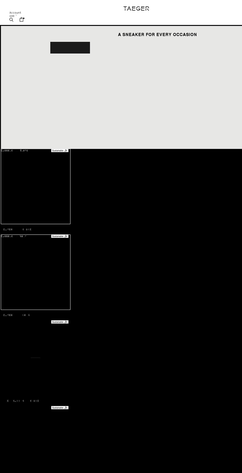 wearetaeger.com shopify website screenshot