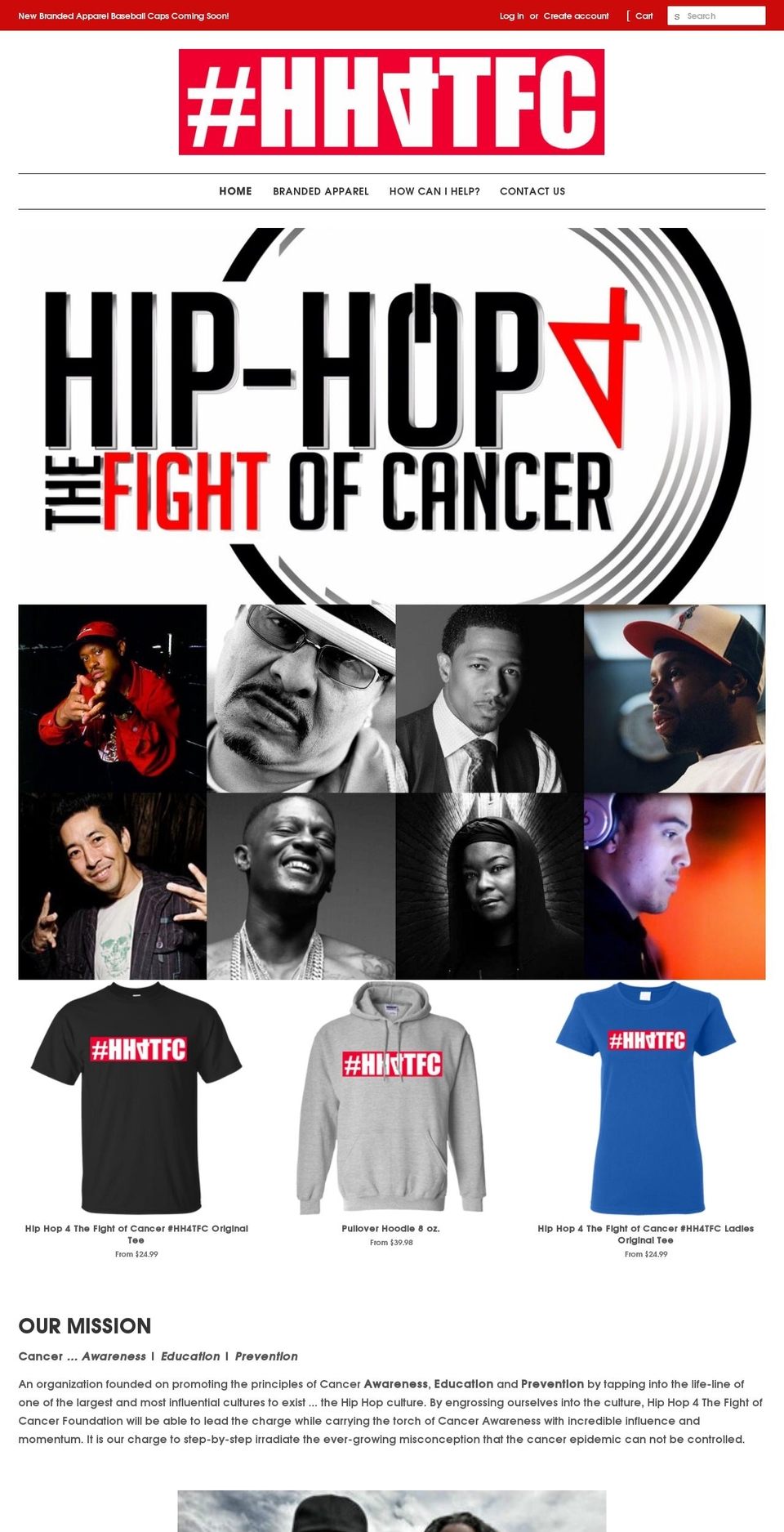 wearethefight.com shopify website screenshot