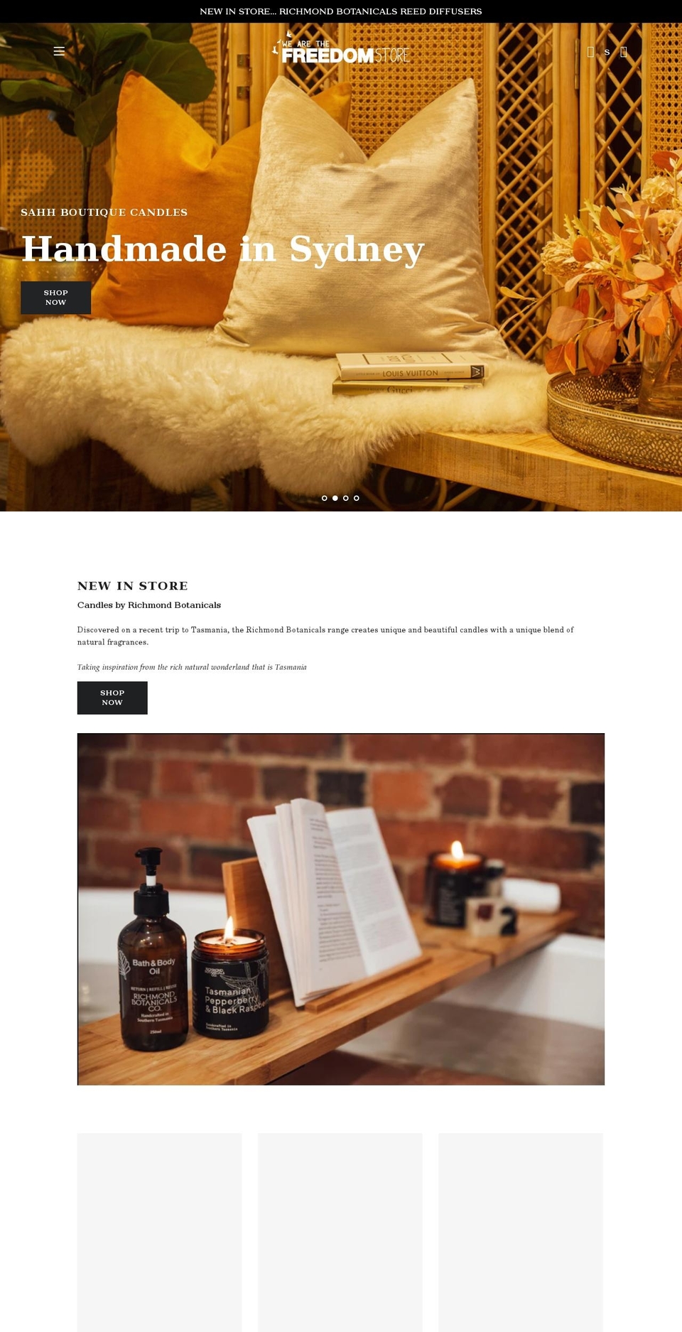 wearethefreedomstore.com shopify website screenshot