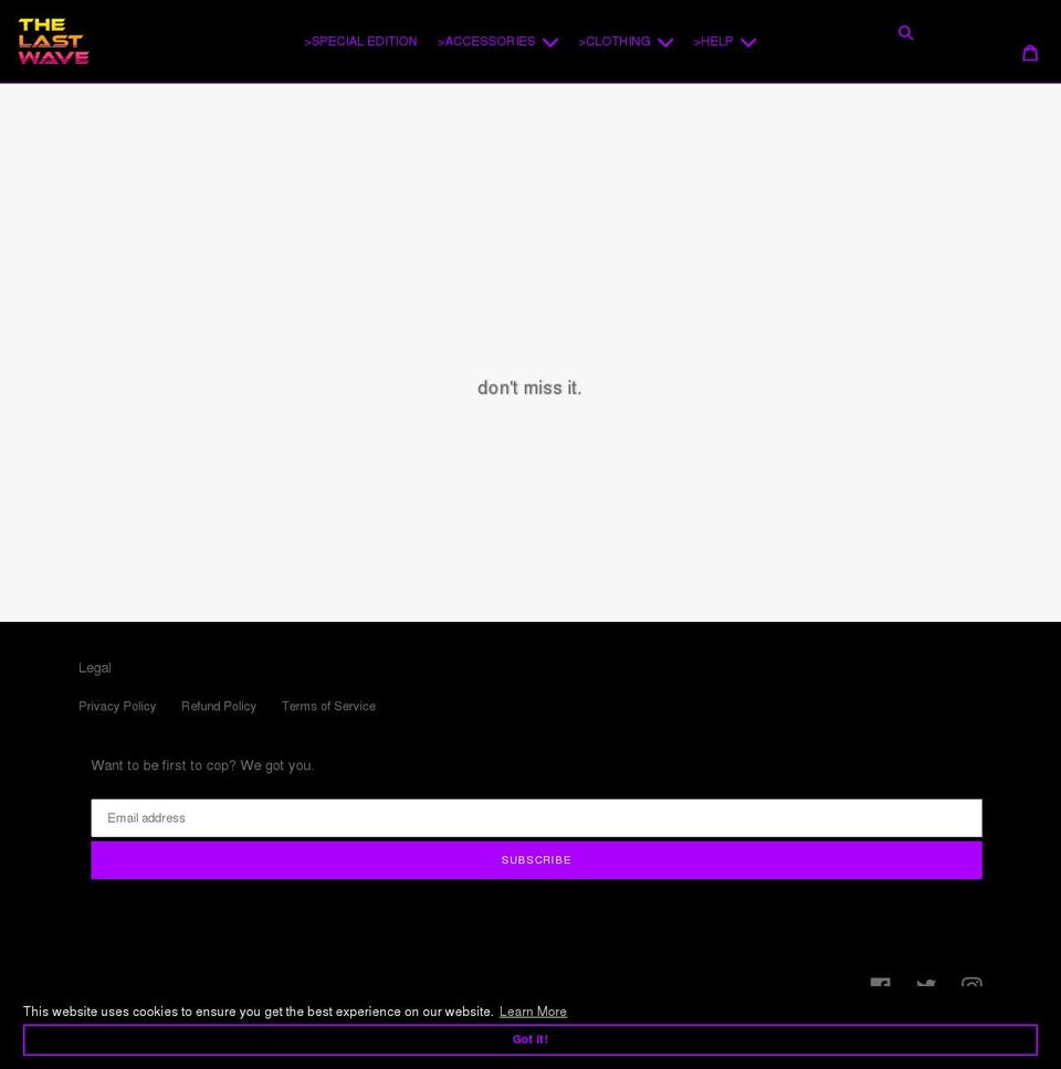 wearetlw.com shopify website screenshot