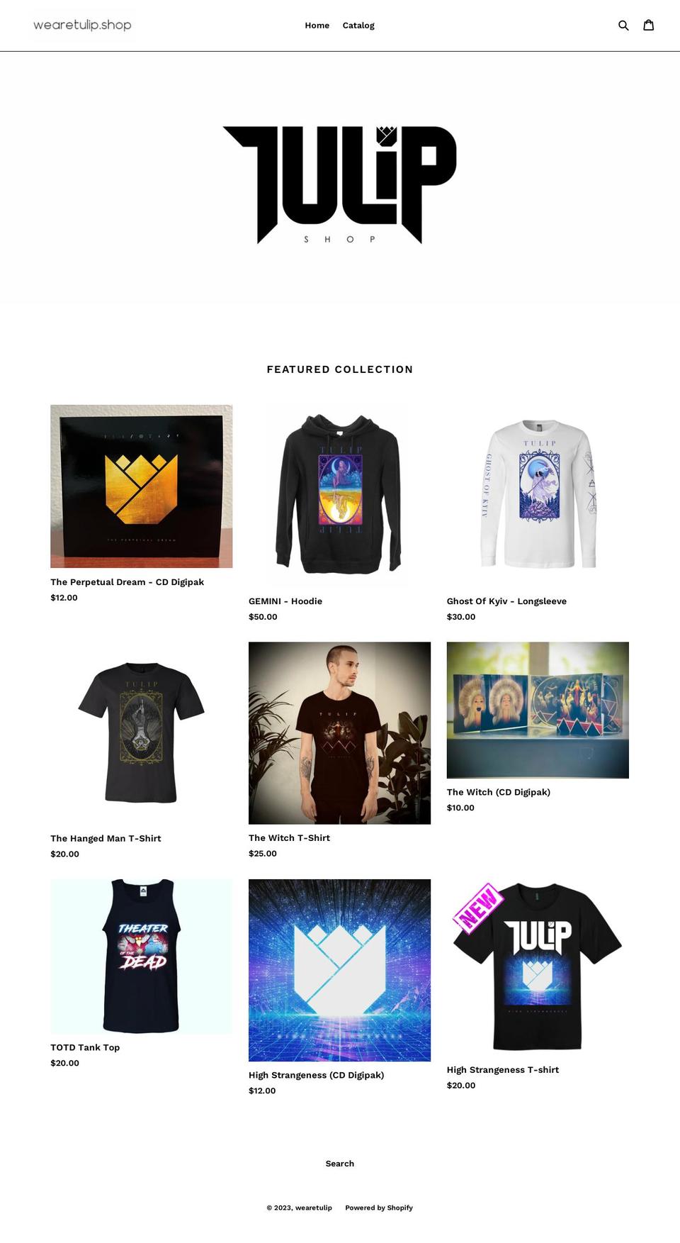 wearetulip.shop shopify website screenshot