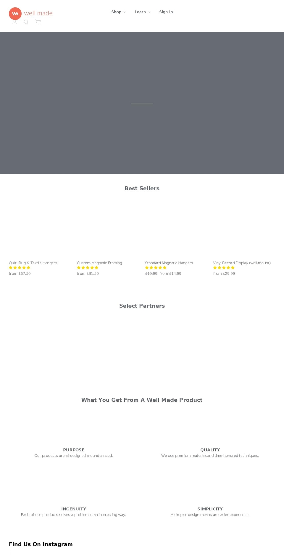 wearewellmade.com shopify website screenshot