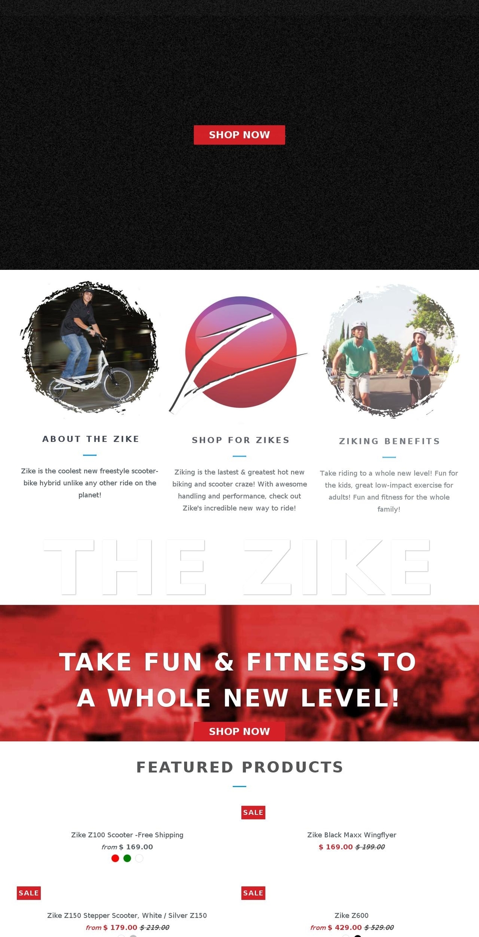 Zike 2015 Shopify theme site example wearezike.net