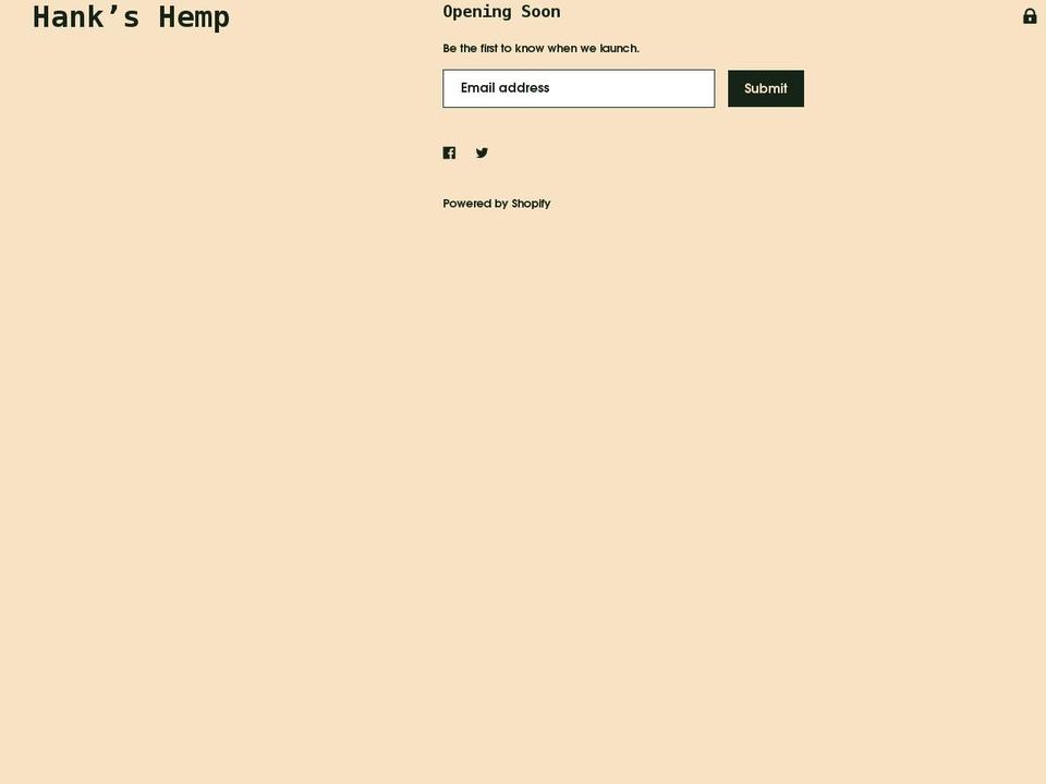 wearhanks.com shopify website screenshot