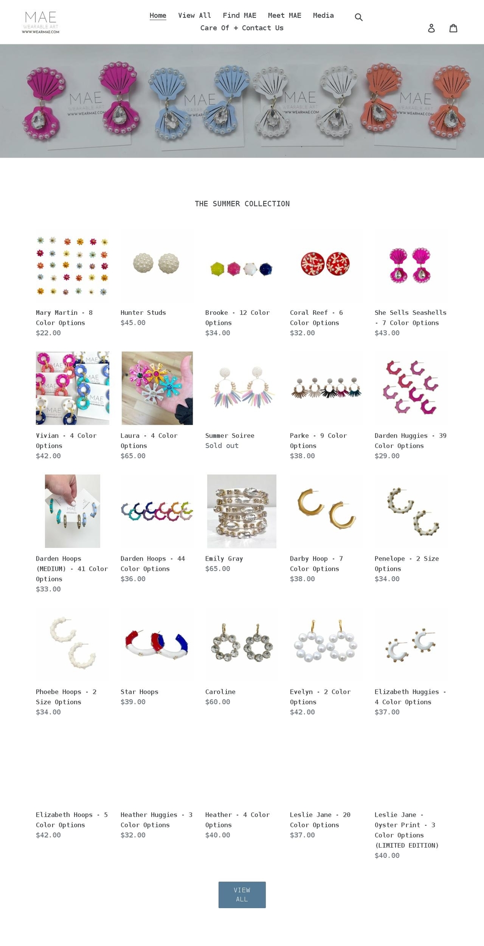 wearmae.com shopify website screenshot