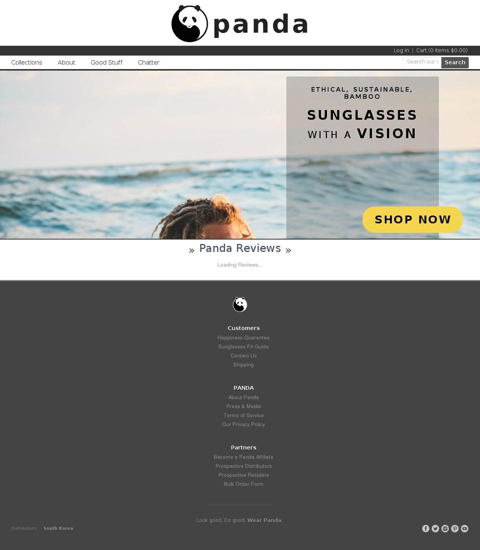 wearpanda.com shopify website screenshot
