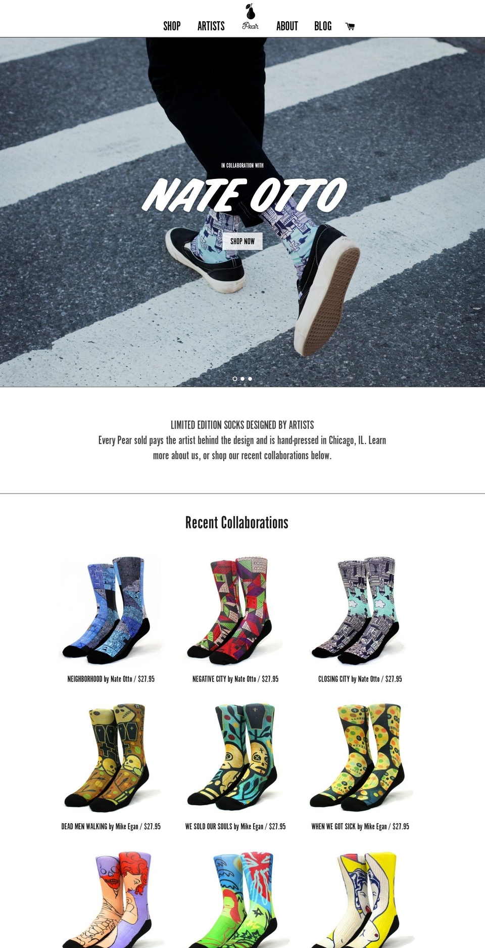 wearpear.com shopify website screenshot