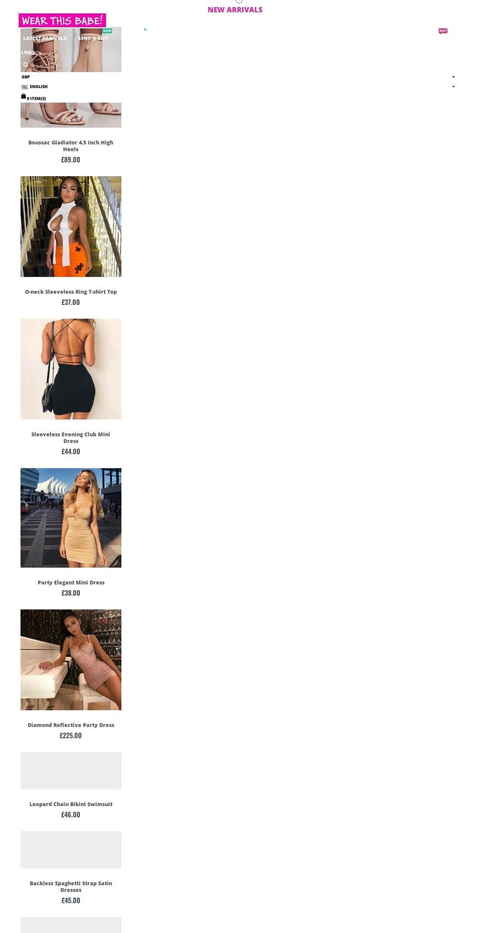 wearthisbabe.com shopify website screenshot