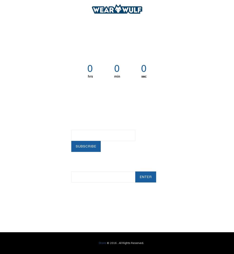 wearwulf.com shopify website screenshot