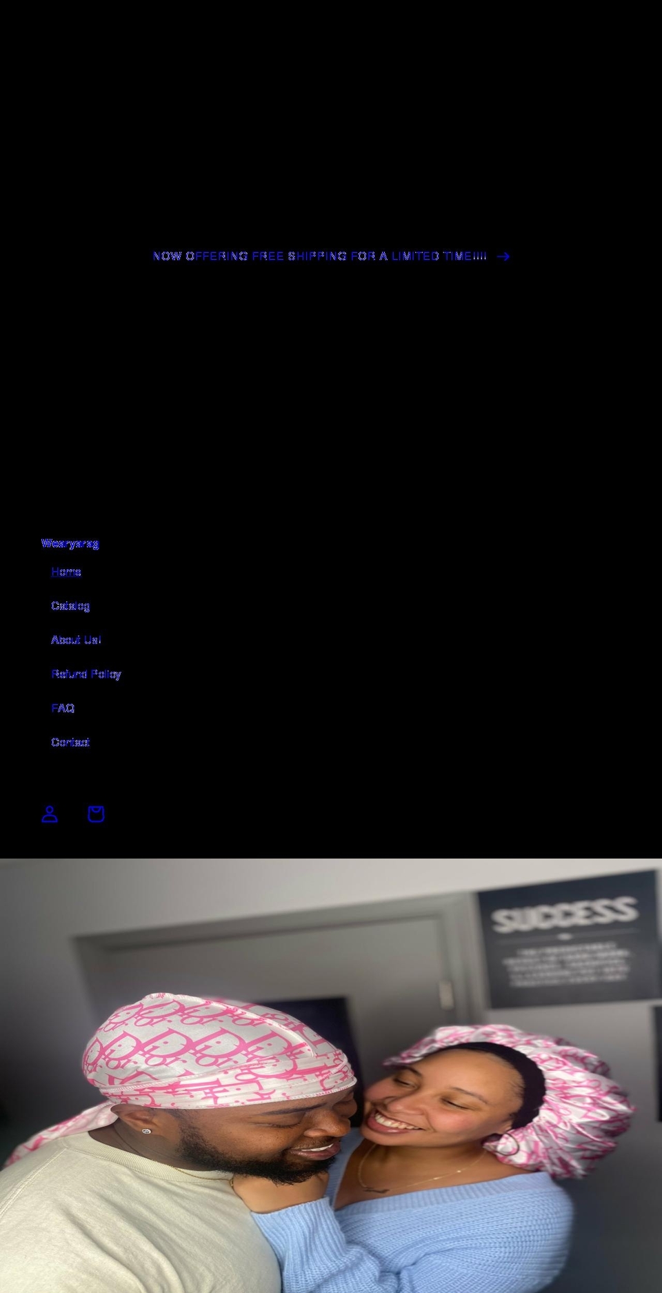 wearyarag.com shopify website screenshot