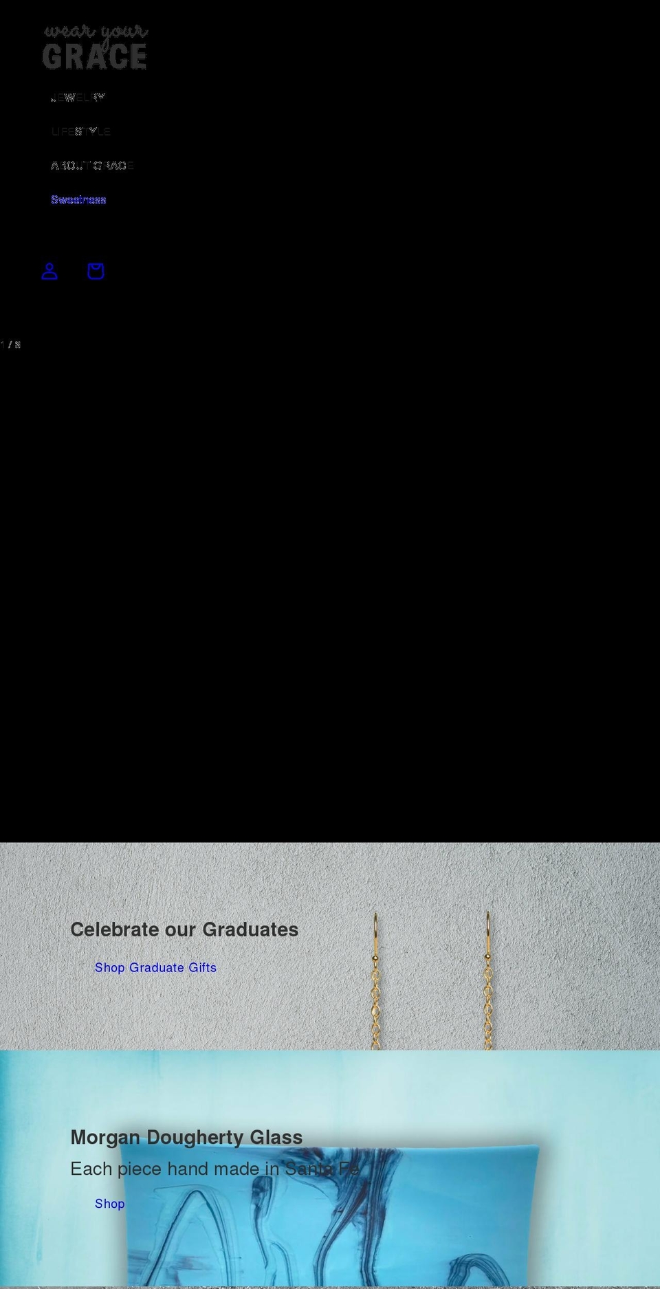 wearyourgrace.com shopify website screenshot