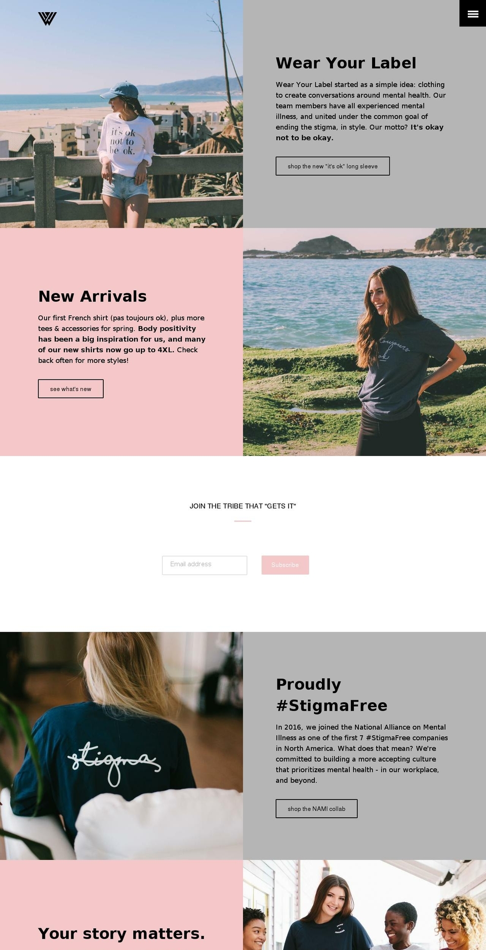 wearyourlabel.com shopify website screenshot