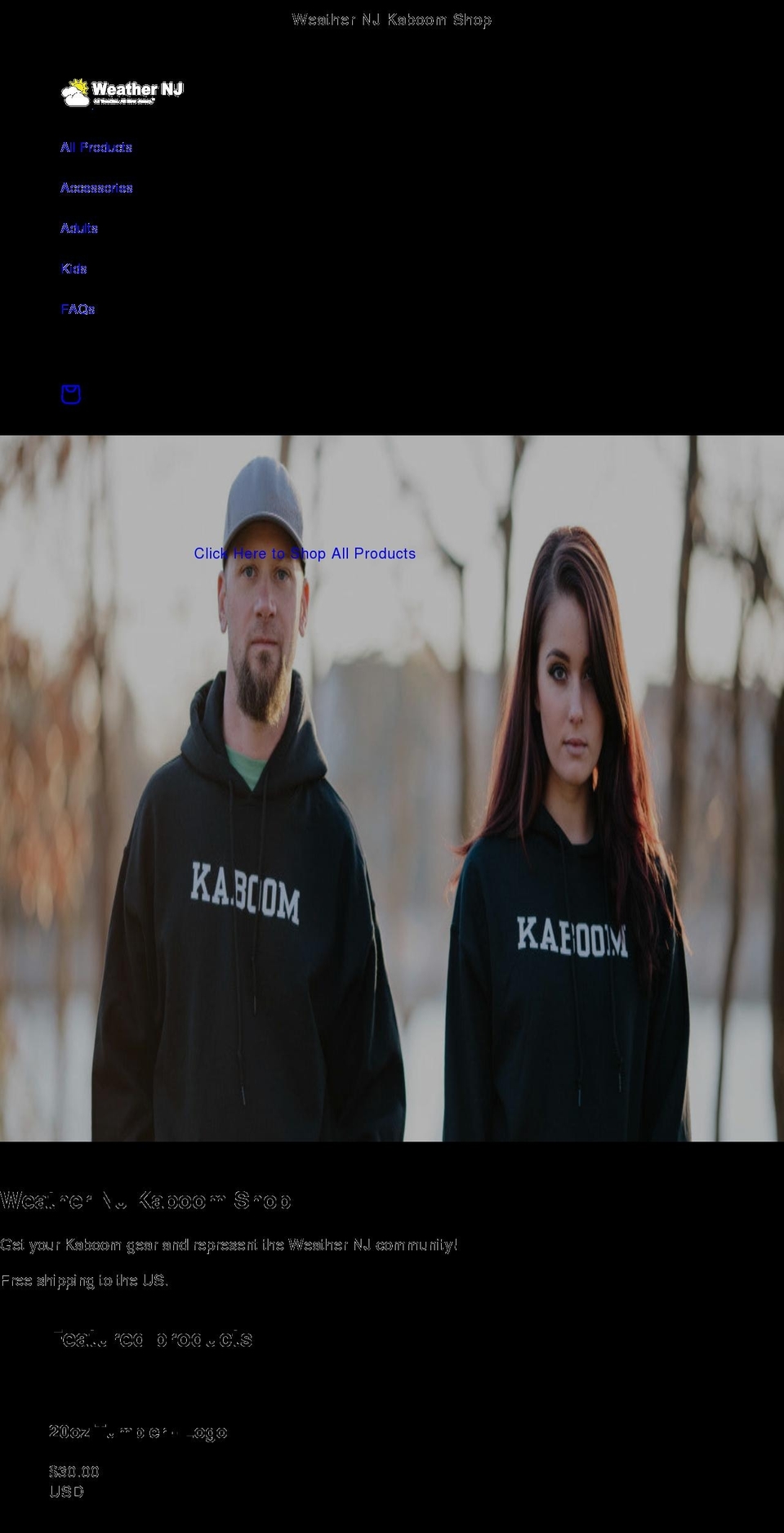 weather-nj-shop.myshopify.com shopify website screenshot