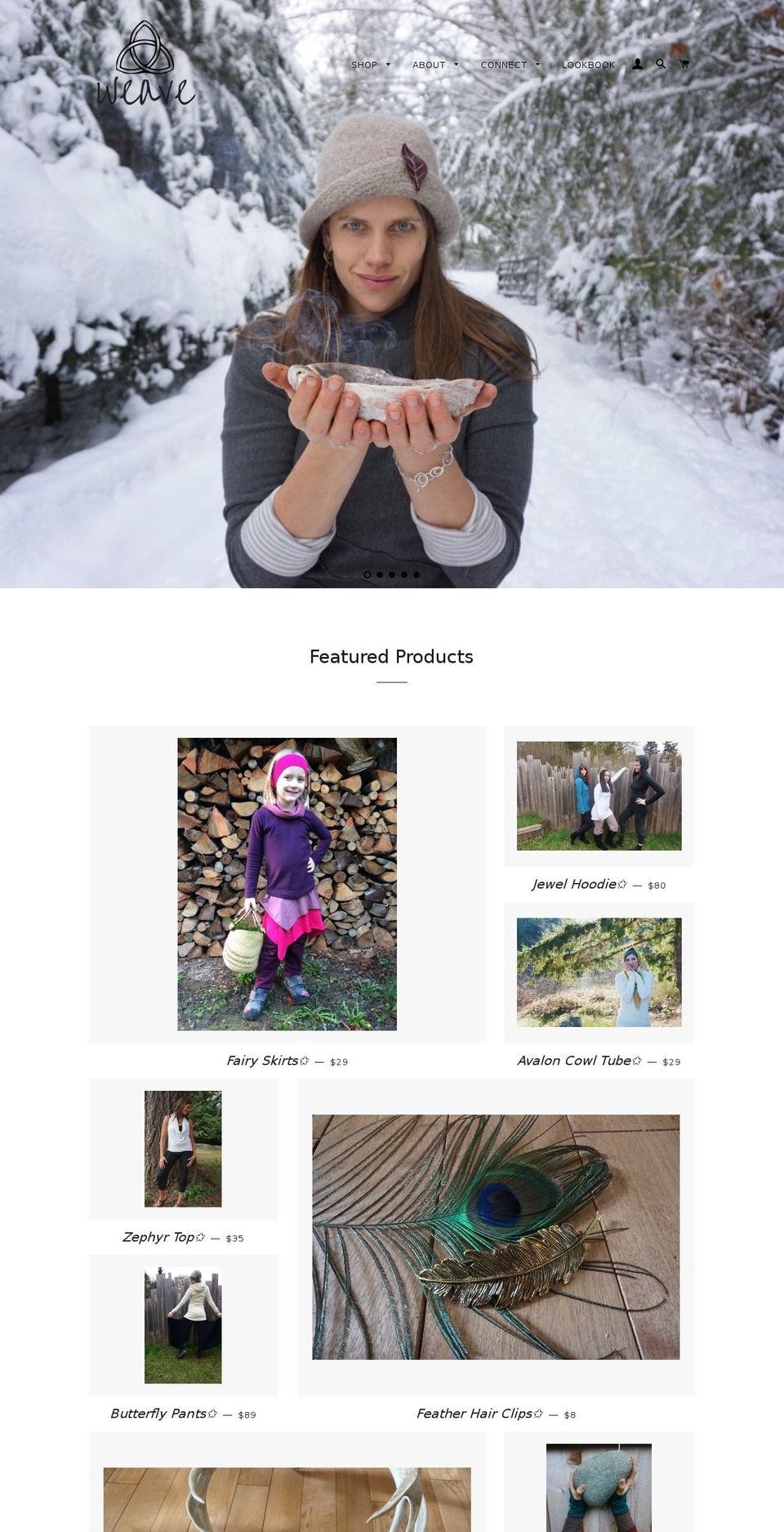 weaveclothing.com shopify website screenshot