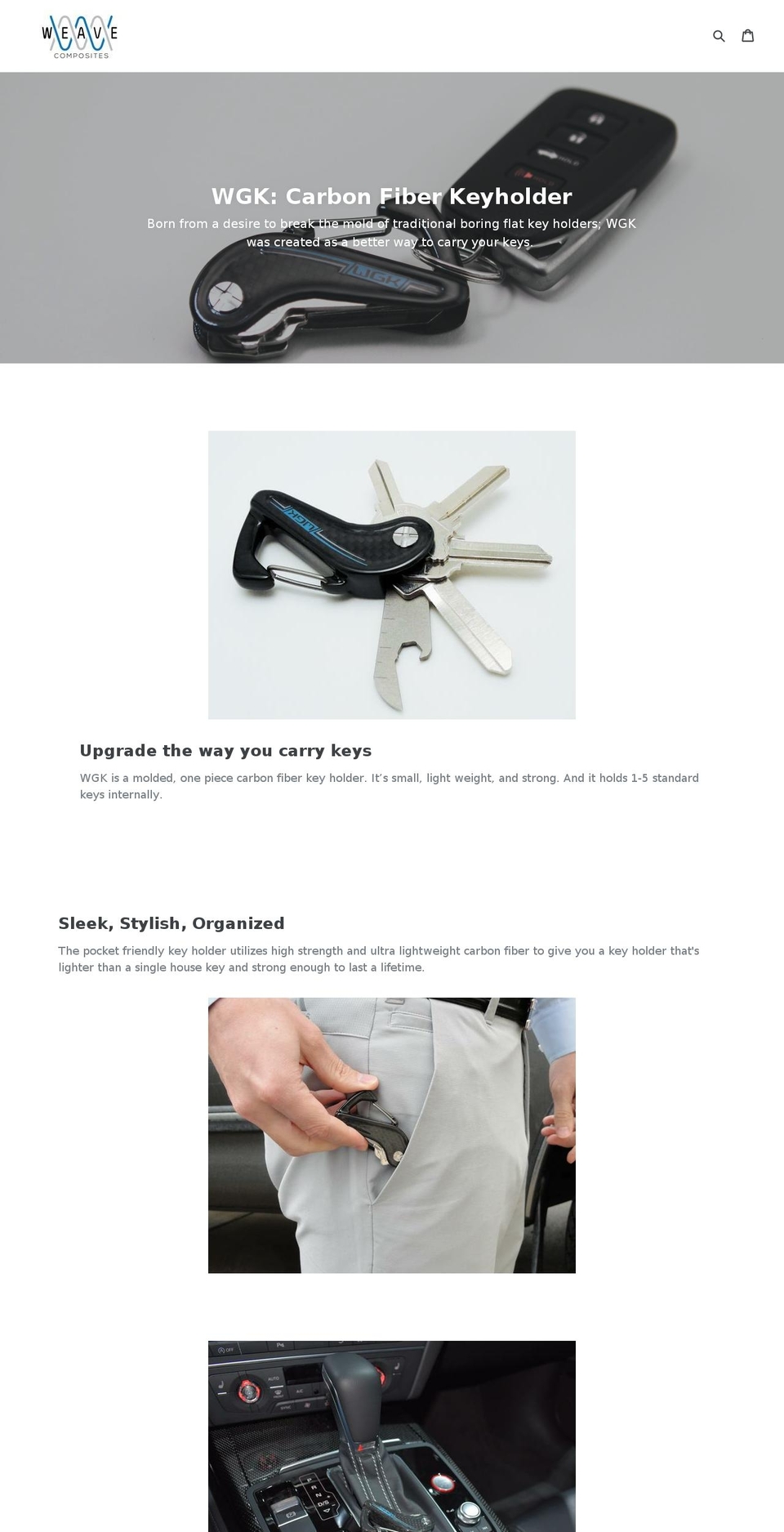 weavecomposites.com shopify website screenshot
