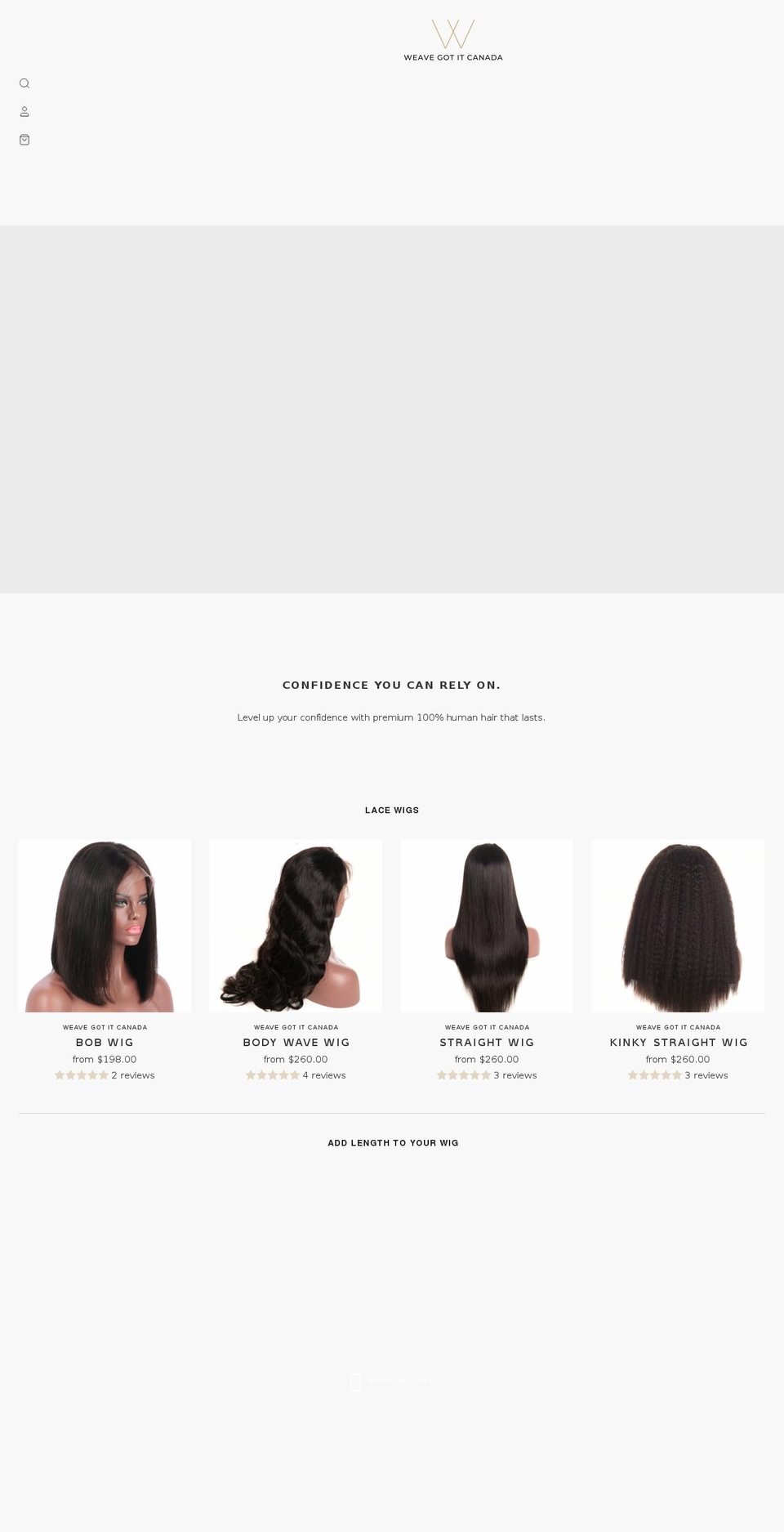 weavegotit.ca shopify website screenshot