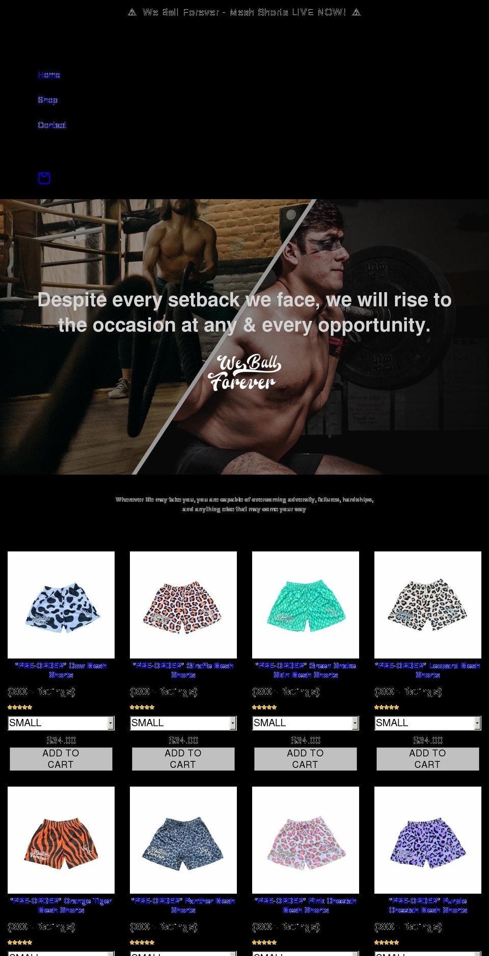 weballforever.com shopify website screenshot