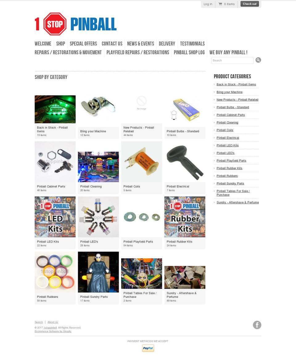 webuyanypinball.com shopify website screenshot