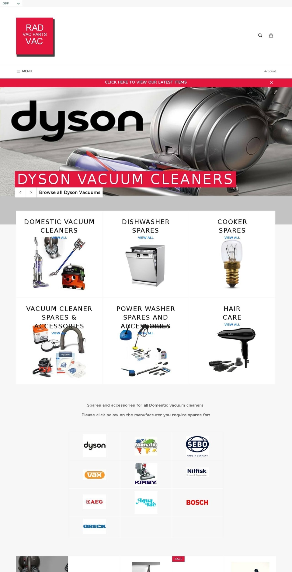 webuyyourdyson.com shopify website screenshot