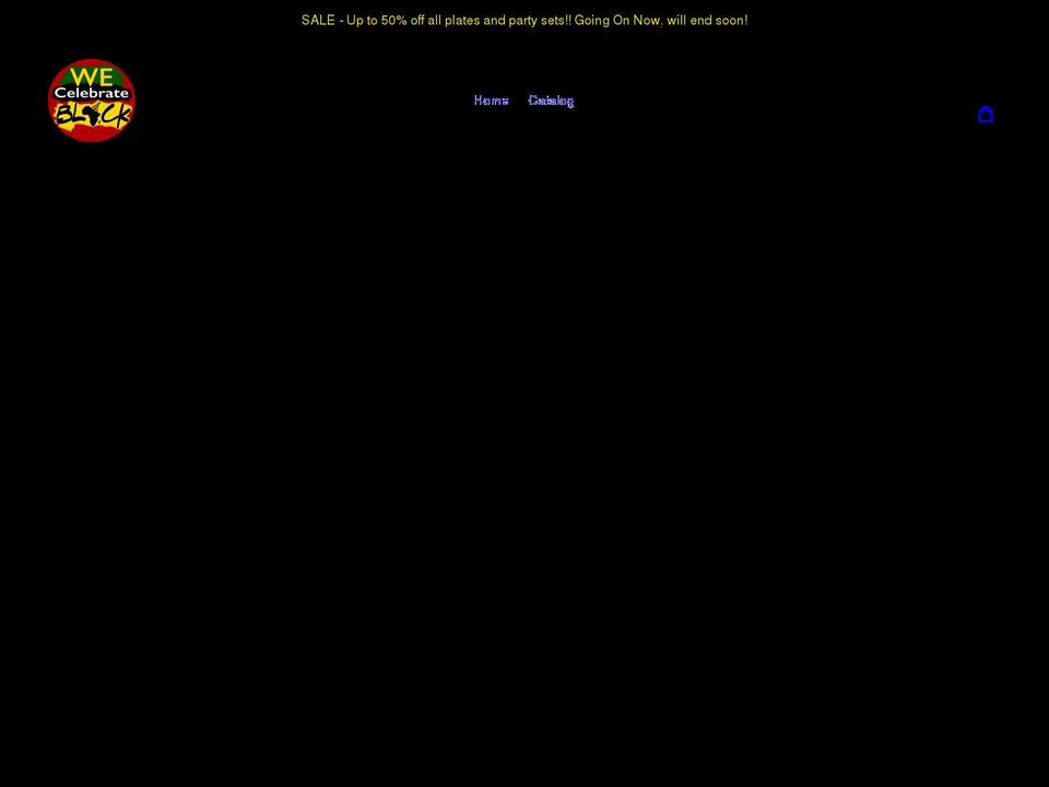 wecelebrateblack.com shopify website screenshot