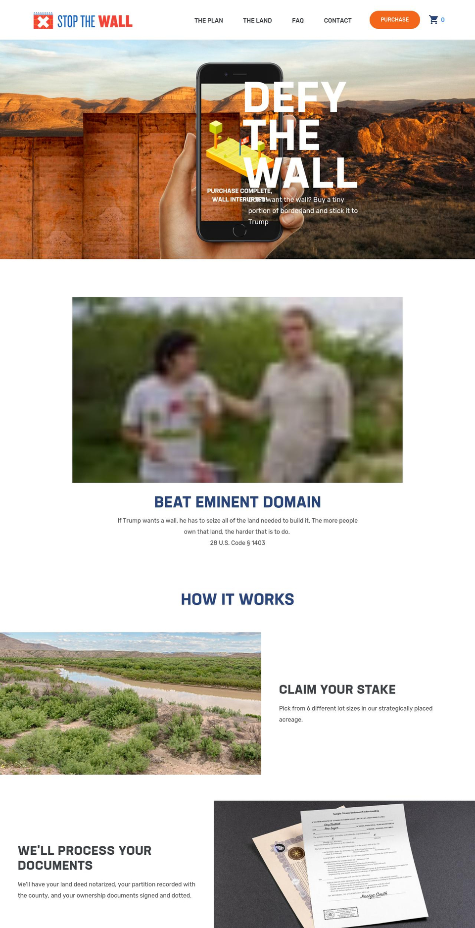 wedontwantthewall.com shopify website screenshot