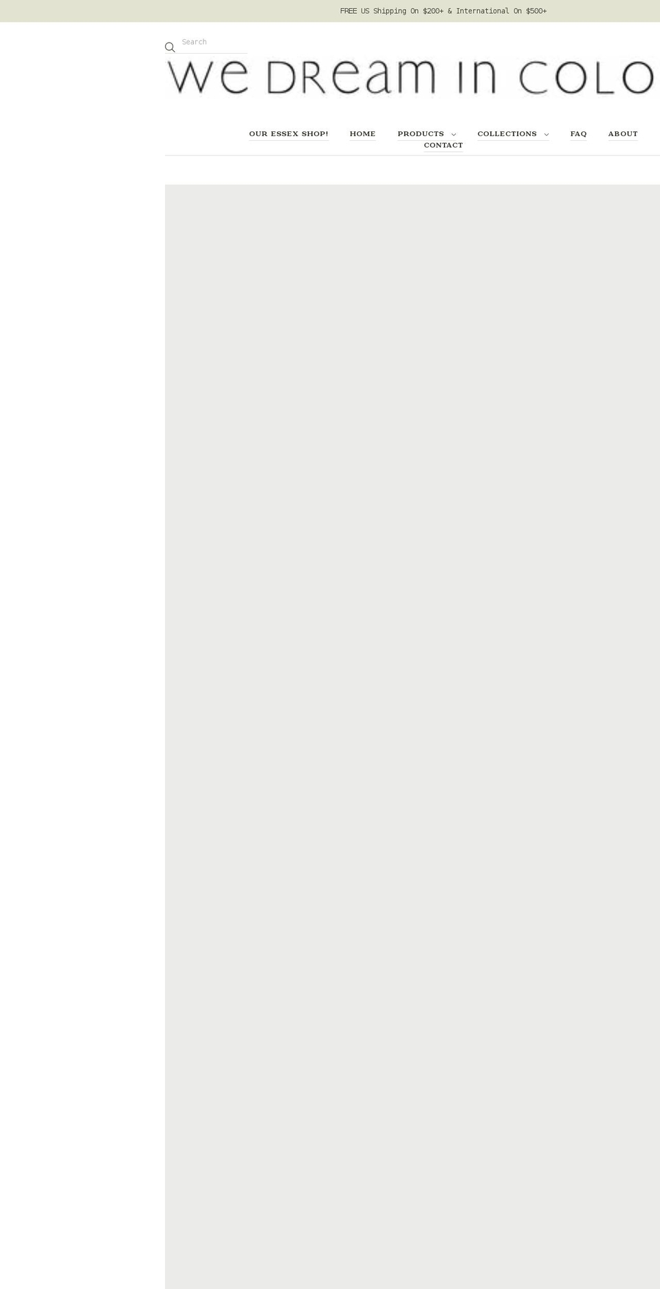 wedreamincolour.com shopify website screenshot
