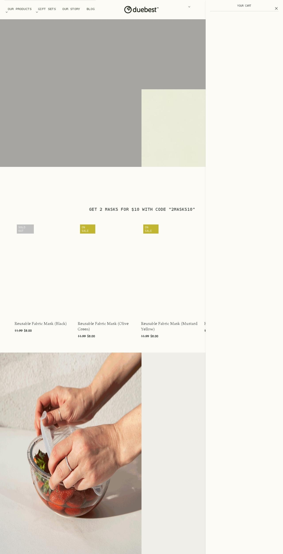 weduebest.com shopify website screenshot