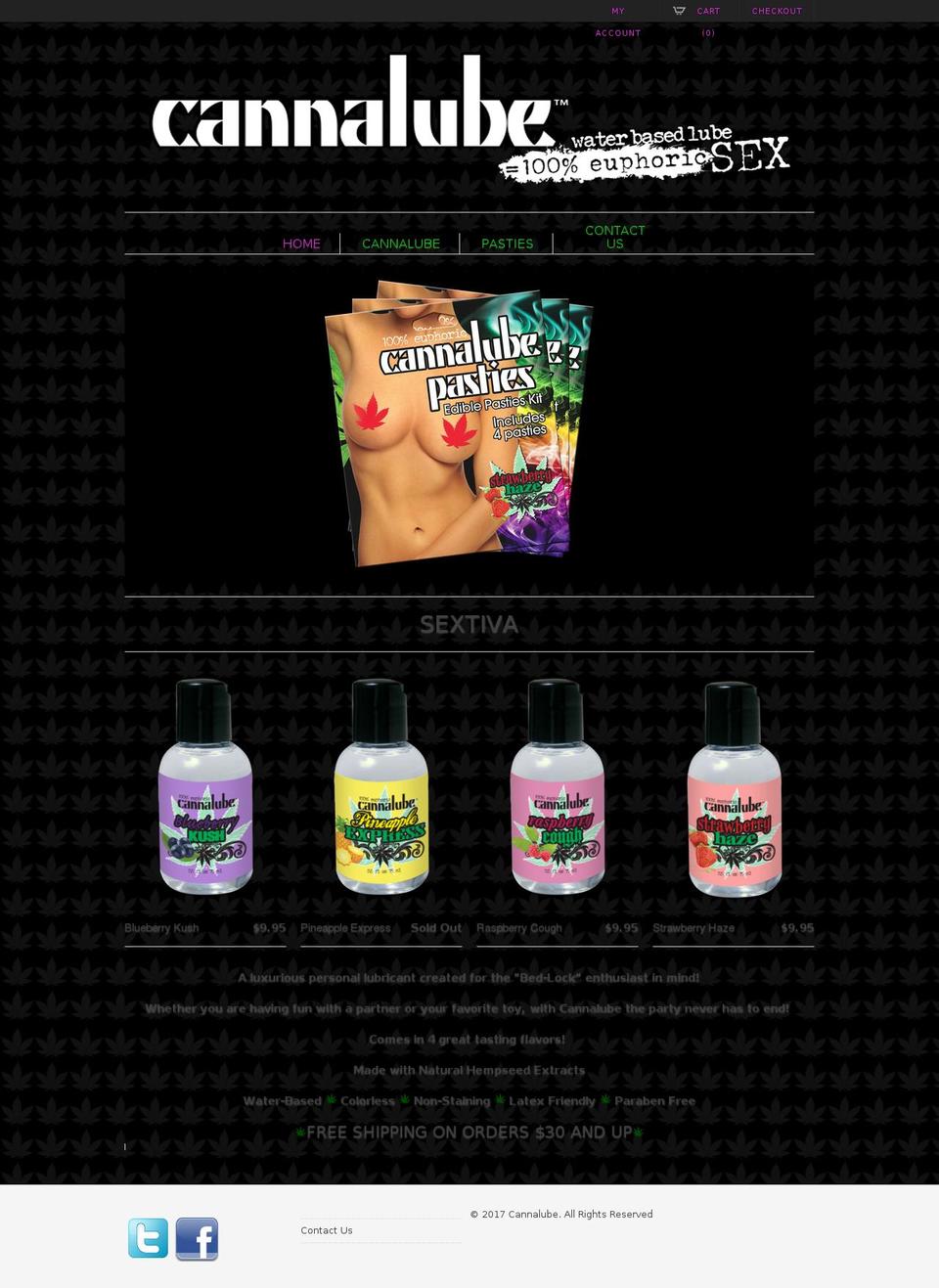 weedlube.com shopify website screenshot