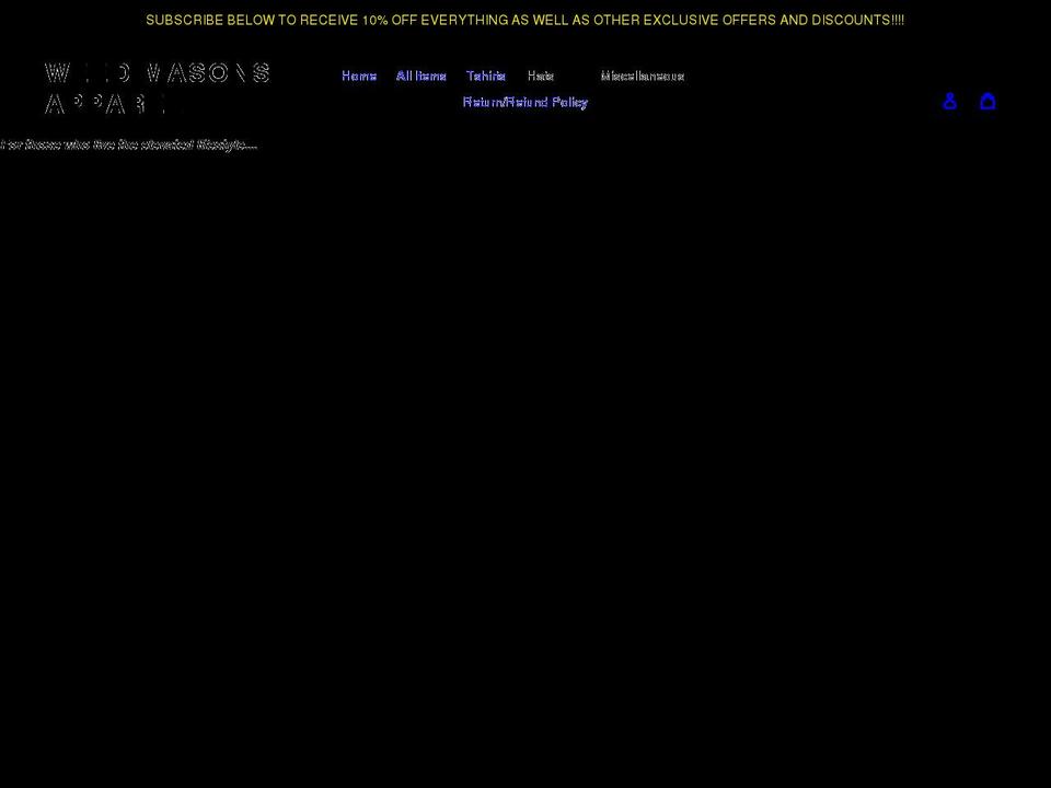 weedmasons.com shopify website screenshot