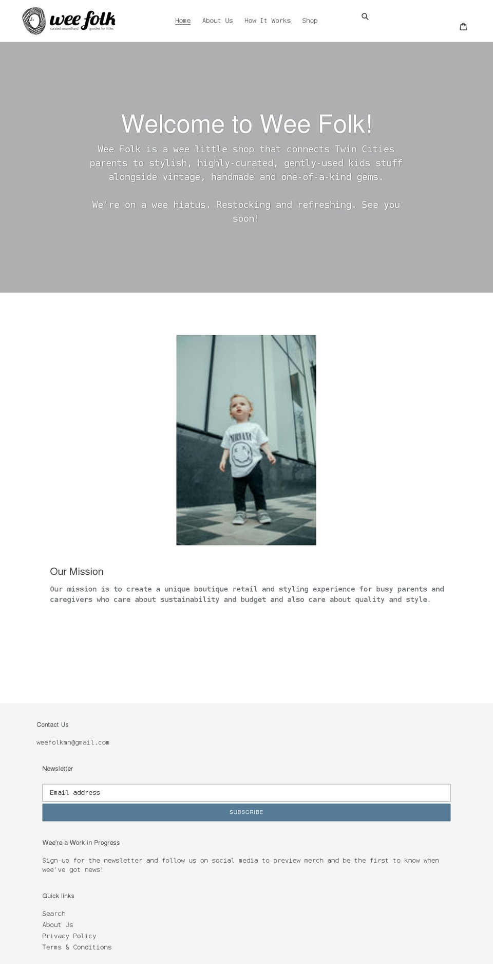 weefolkmn.com shopify website screenshot