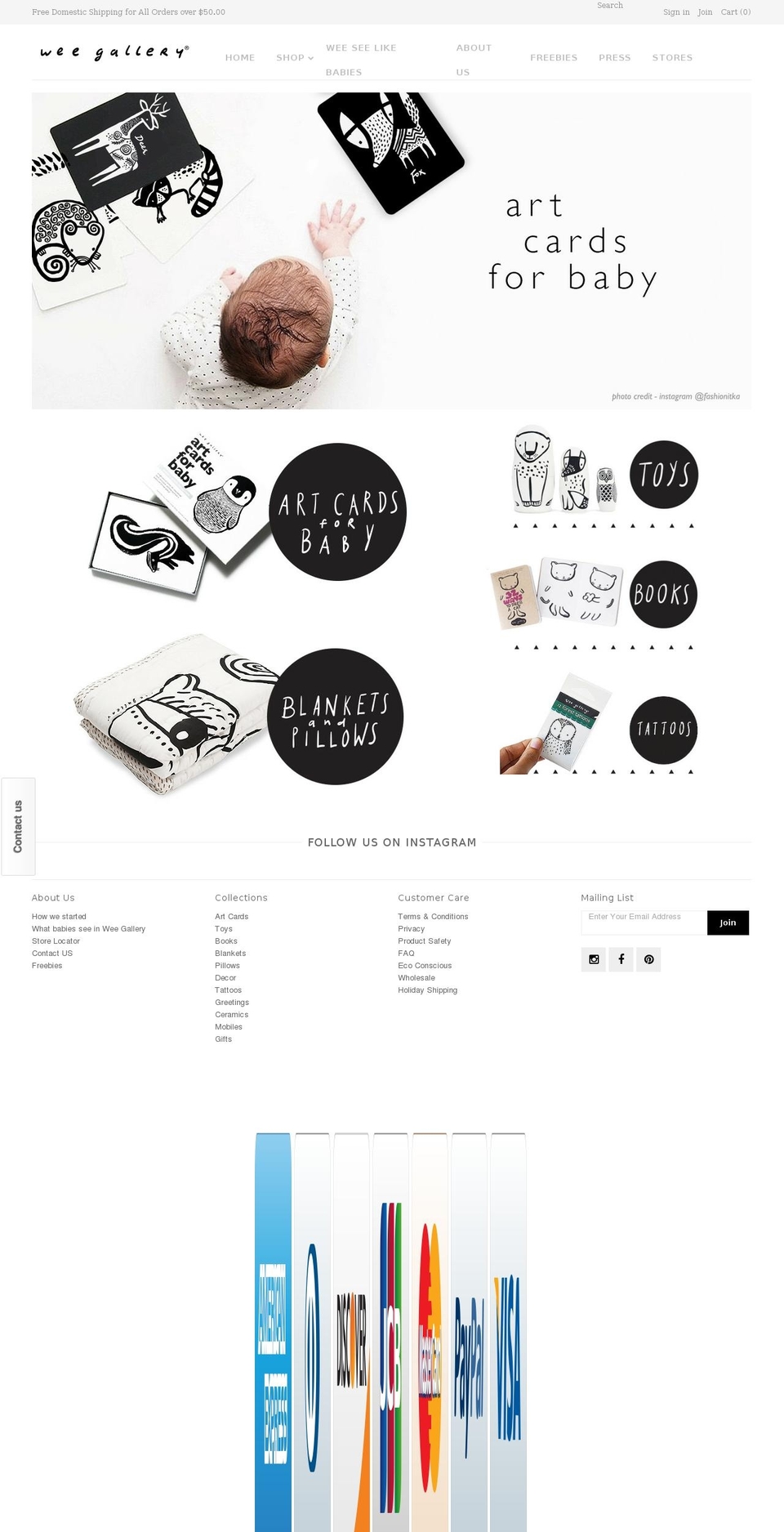 weegallery.net shopify website screenshot