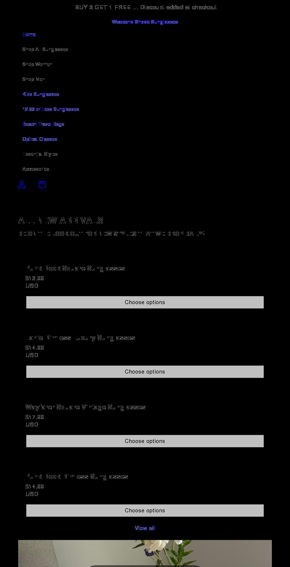 weekendshade.com shopify website screenshot