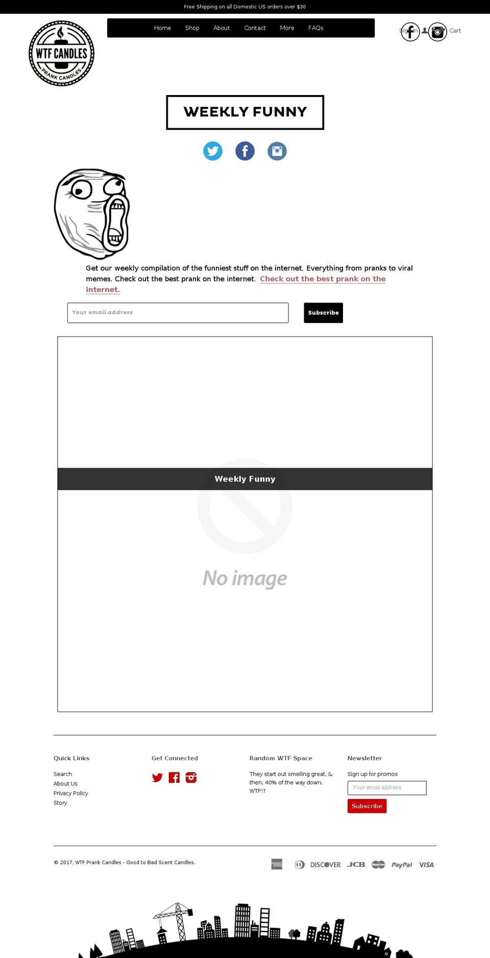 10-3-2017 Prank Candles (Based on Solo) Shopify theme site example weeklyfunny.com
