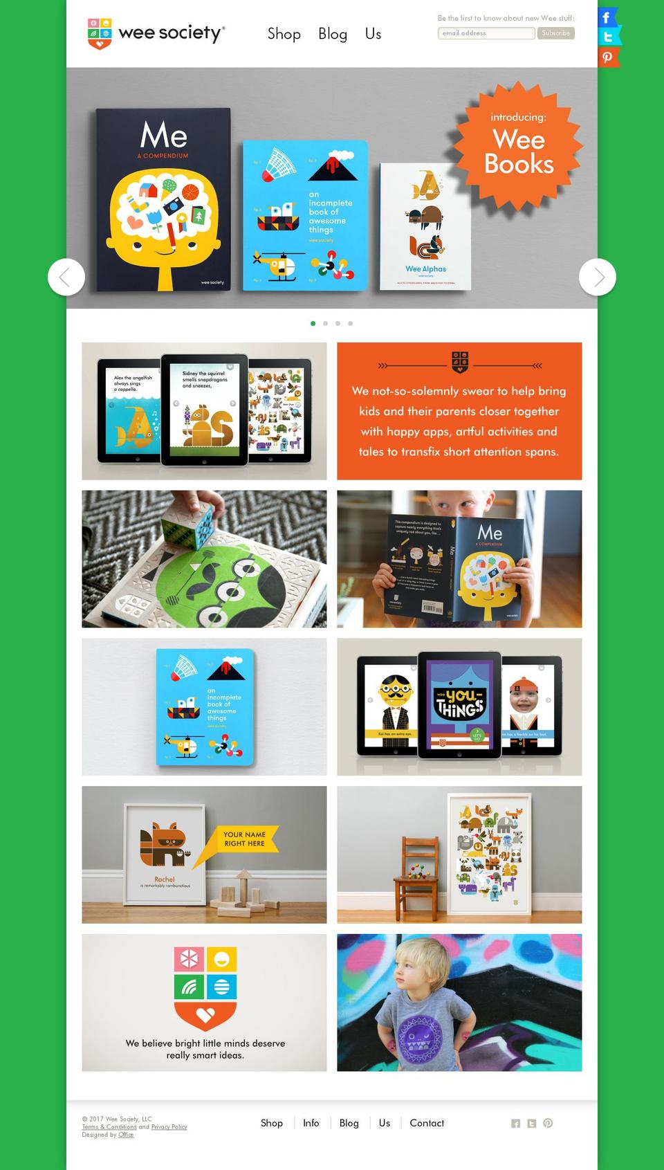 weesociety.com shopify website screenshot