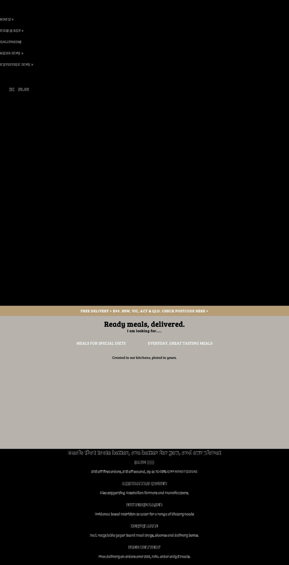 wefeedyou.com.au shopify website screenshot