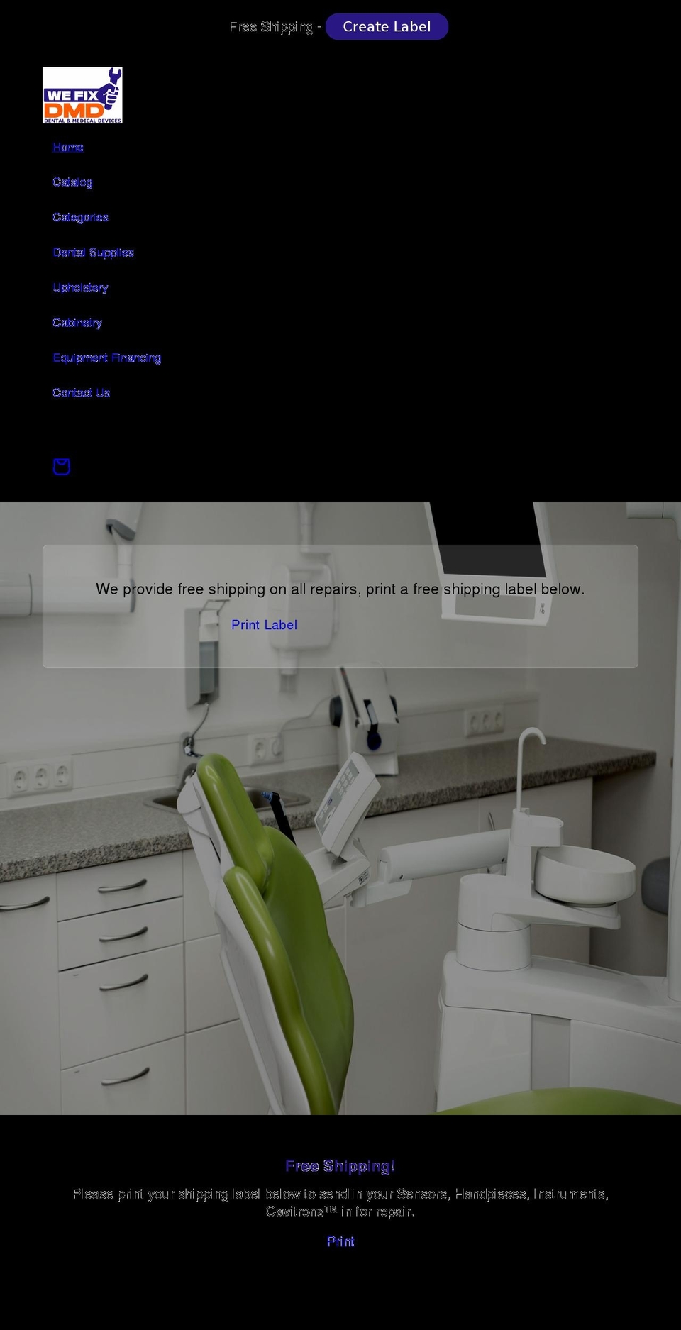 wefixdmd.com shopify website screenshot