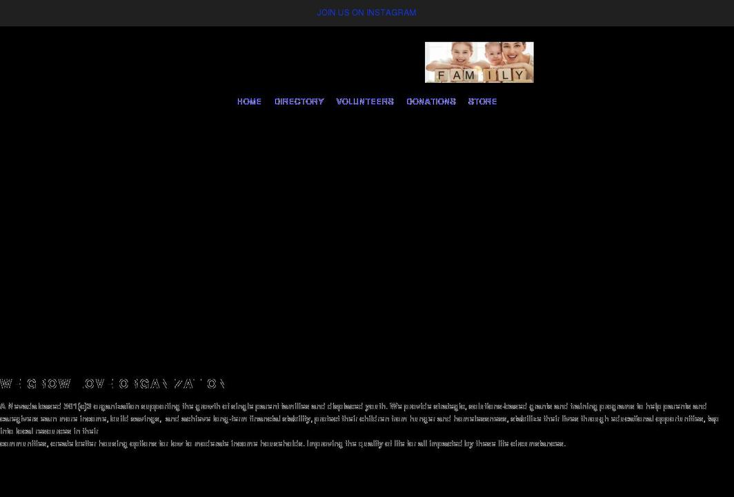 wegrowlove.org shopify website screenshot