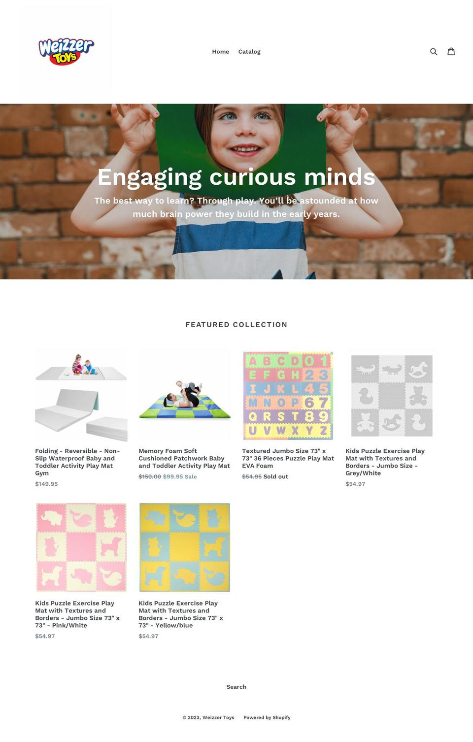 weizzertoys.com shopify website screenshot