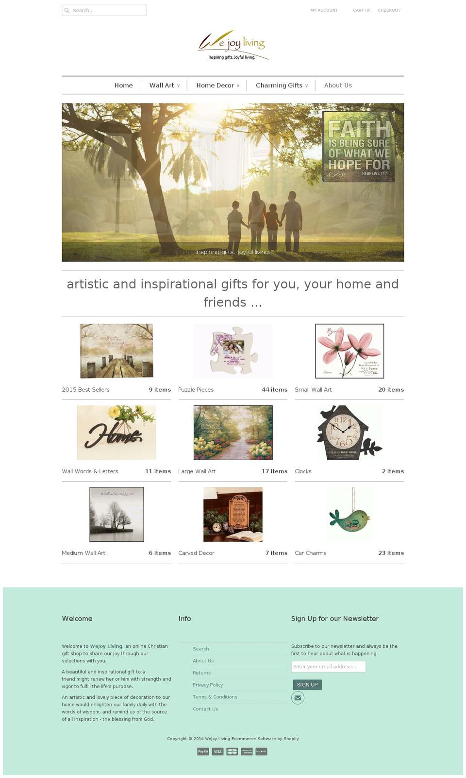 wejoyliving.com shopify website screenshot