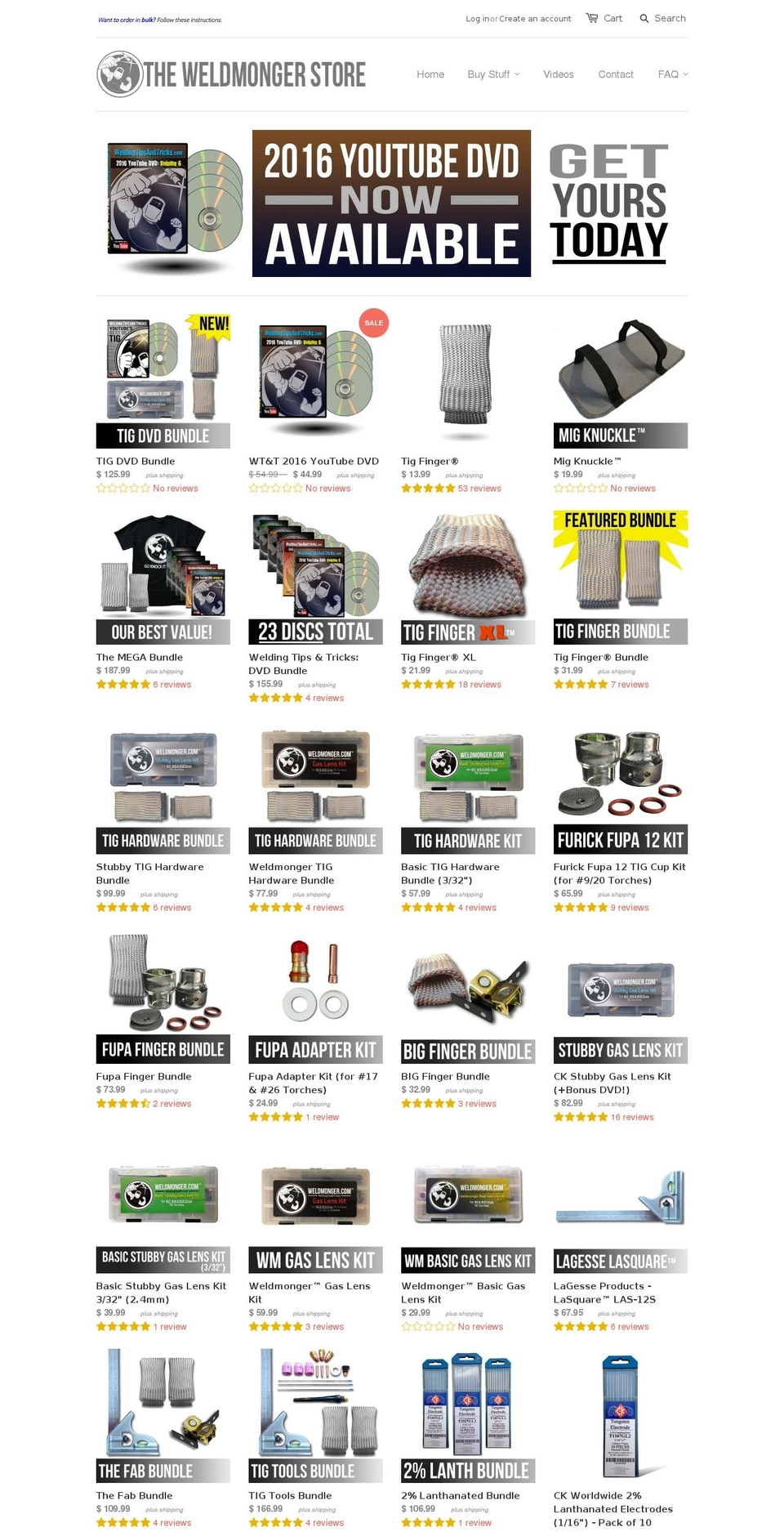 WM Store Theme 1 Shopify theme site example weldmonger-store.com