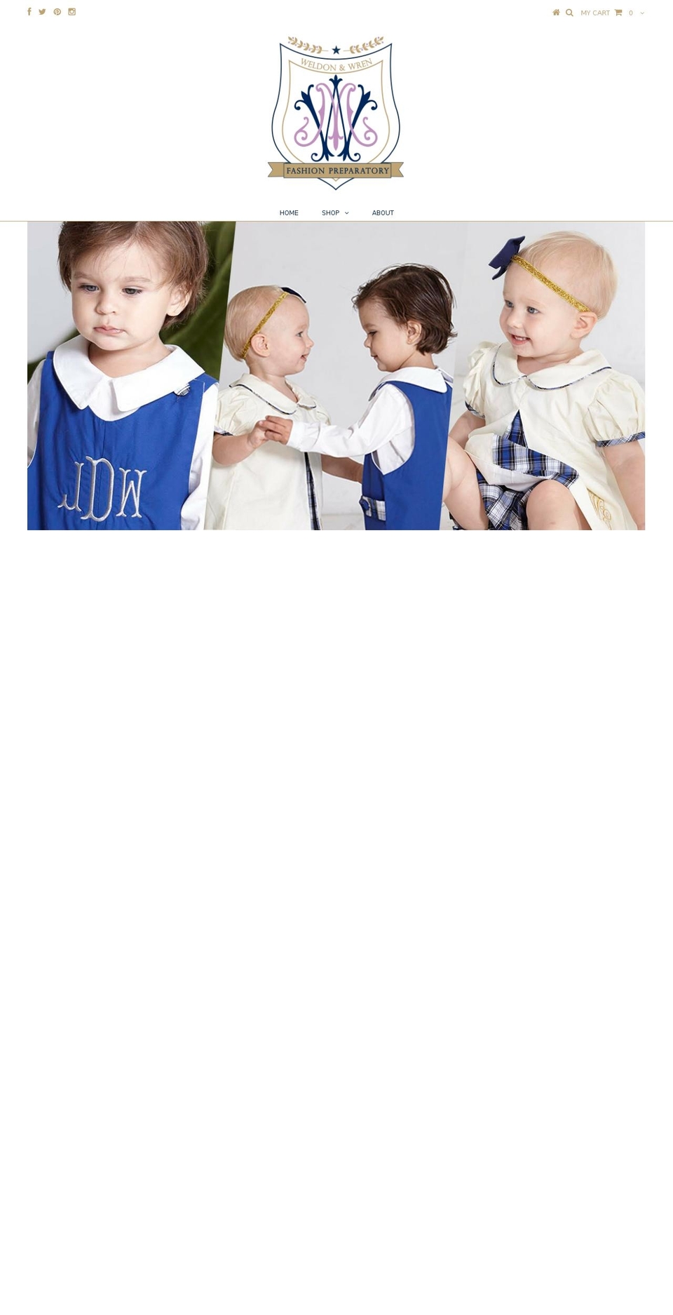 weldonandwren.com shopify website screenshot