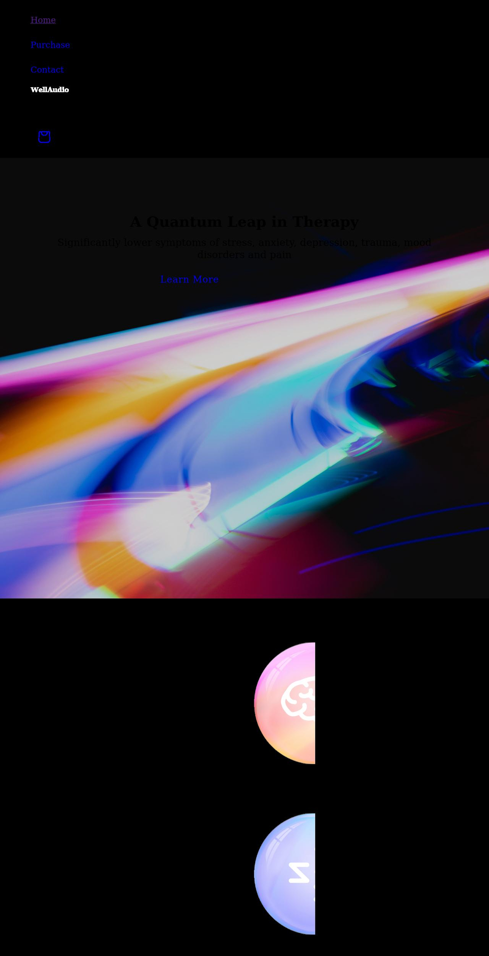 well-audio.com shopify website screenshot