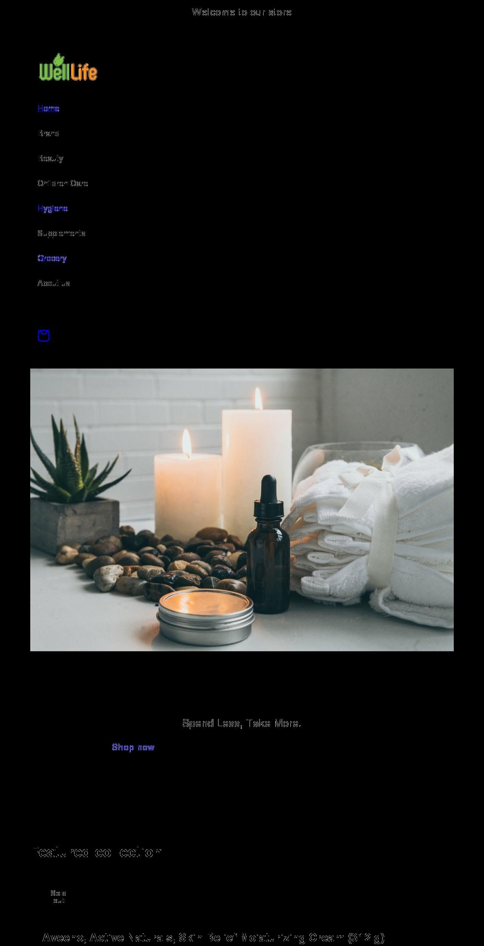 well-life.shop shopify website screenshot