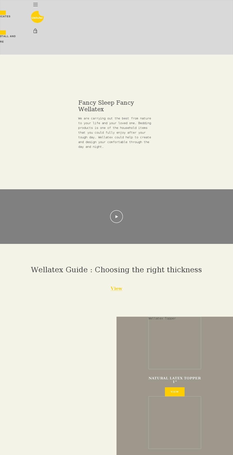 wellatex.com shopify website screenshot