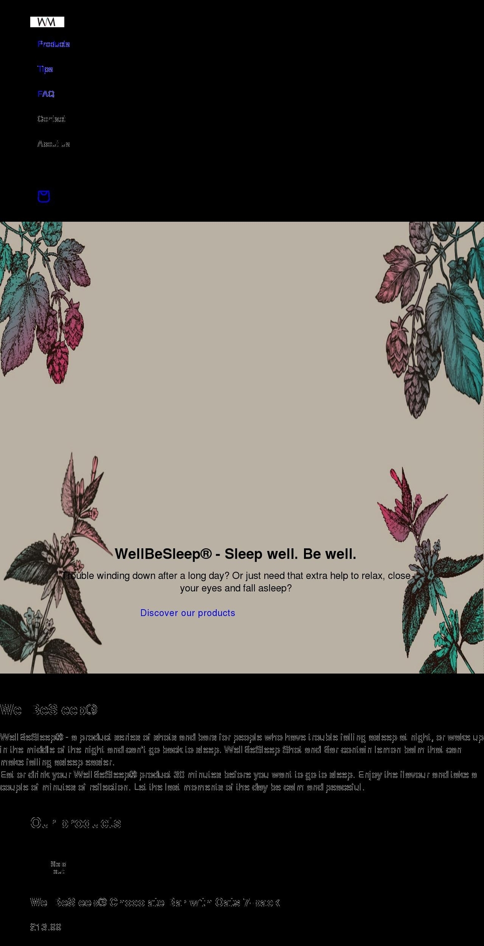 wellbemed.com shopify website screenshot
