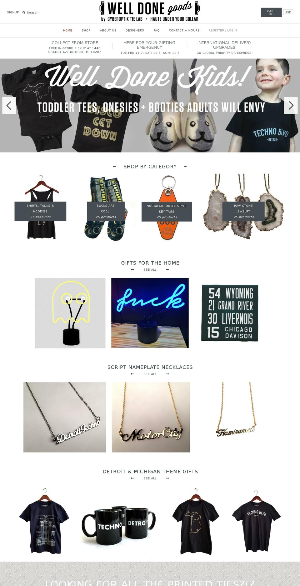 welldonegoods.com shopify website screenshot