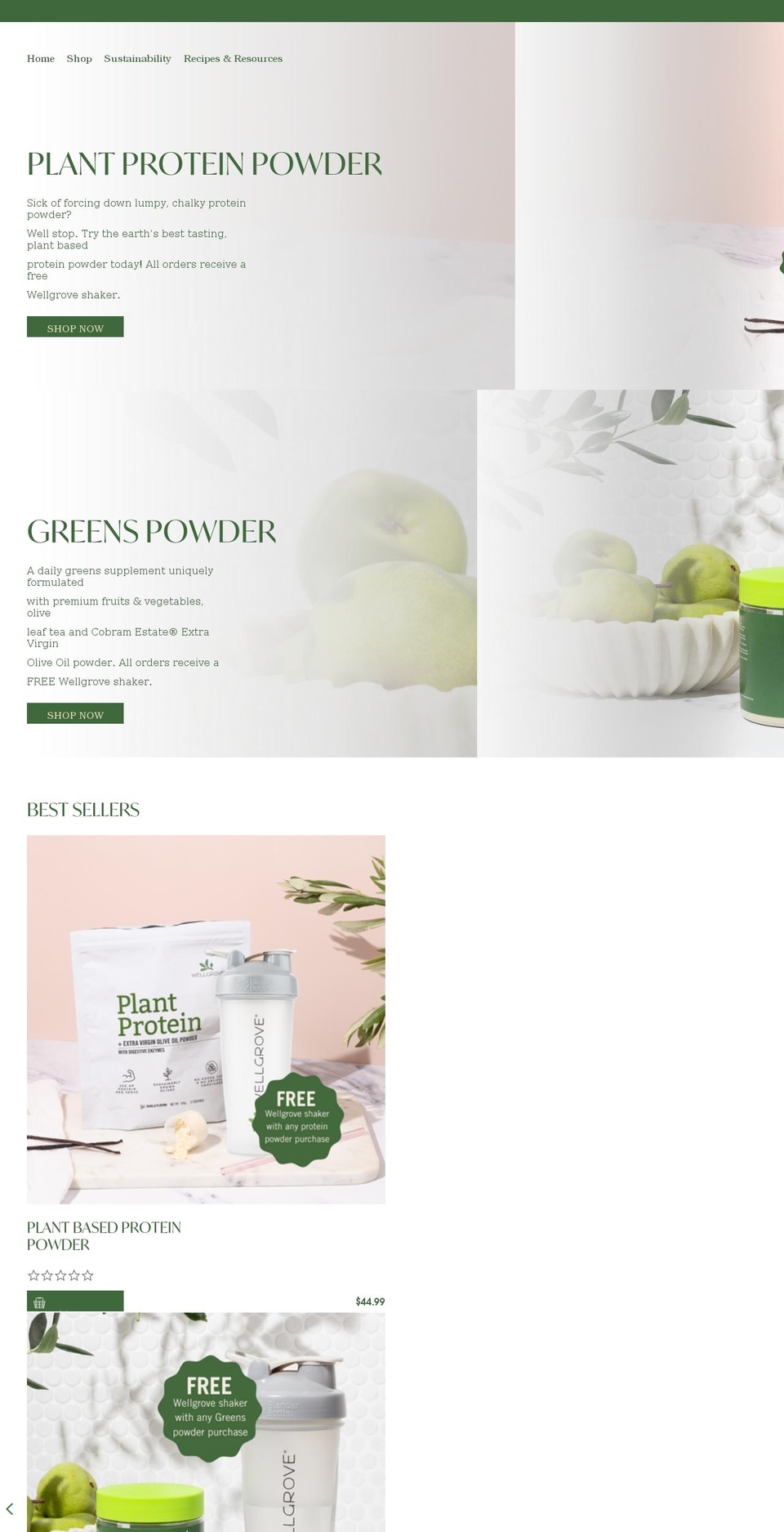 wellgrovehealth.com.au shopify website screenshot